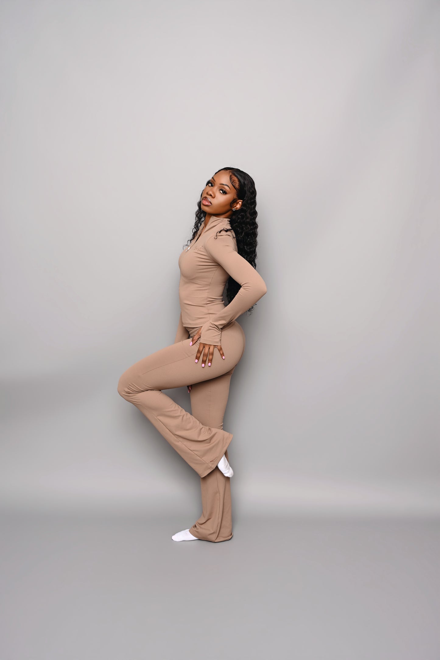 Chestnut Flared Yoga Pants