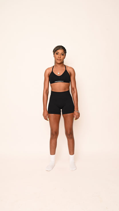 Obsidian Criss Cross Bra