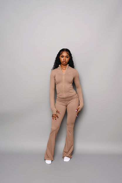 Chestnut Flared Yoga Pants