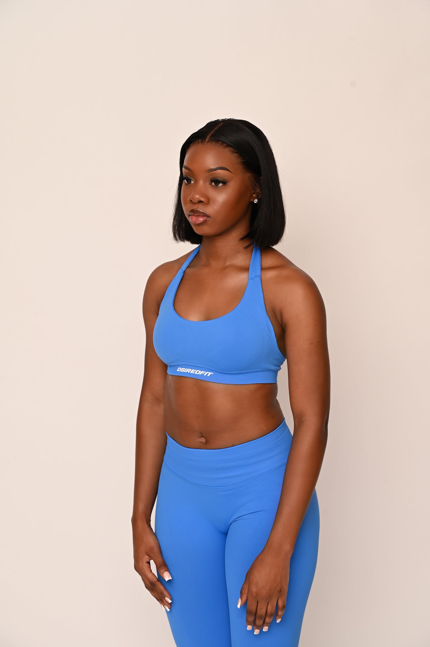 Azure Halter Bra